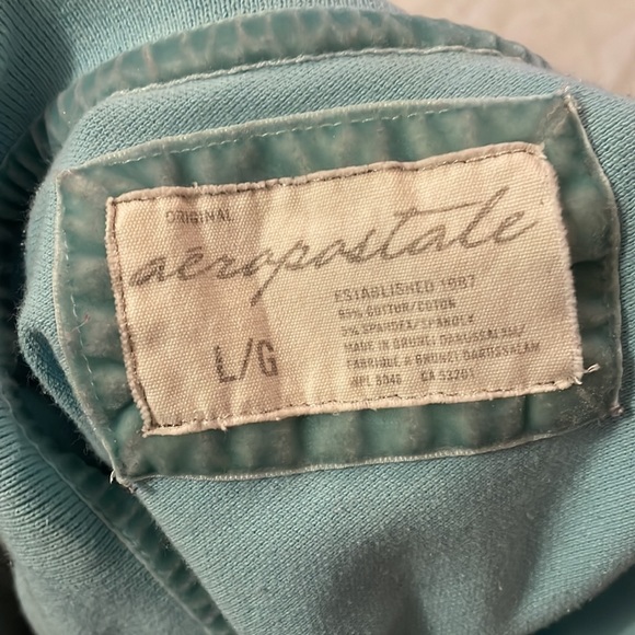 Aeropostale light blue polo short sleeve - Picture 9 of 10